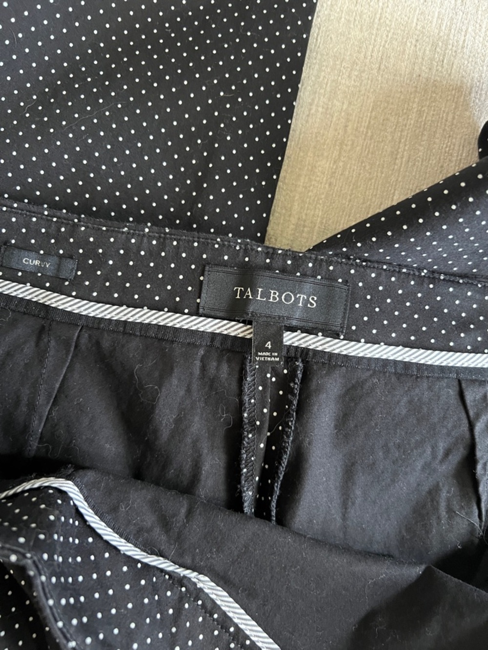Talbots dot pants - Picture 3 of 5